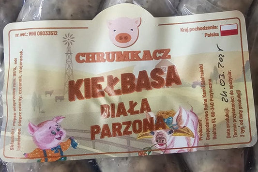 Biała Kiełbasa Parzona 1kg